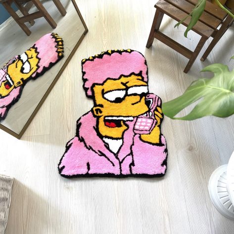 Simpson Hand Tufted Cartoon Rug